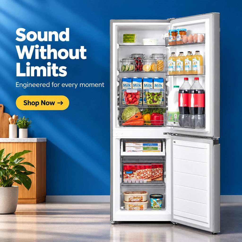 Midea 169L Bottom Mount Freezer – view 4