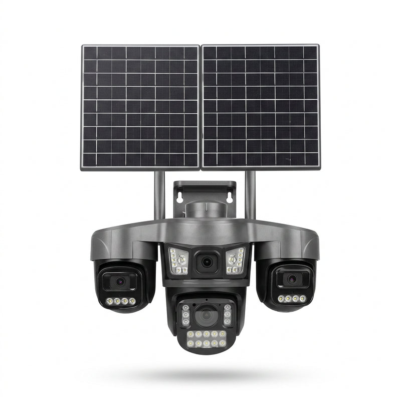 LBUISION HD71X4Q 4-lens solar powered 4G PTZ outdoor security camera
