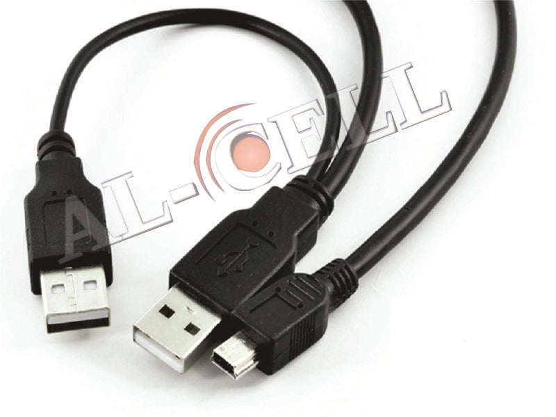 USB To 2 Usb Cable For Hdd