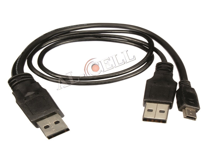 USB To 2 Usb Cable For Hdd