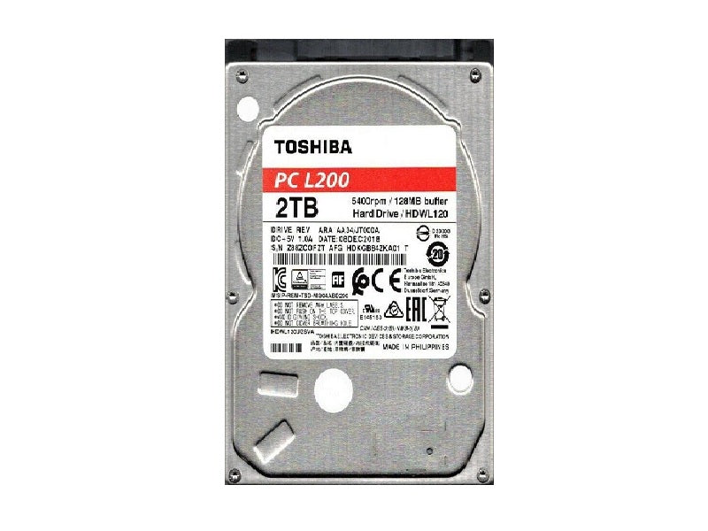TOSHIBA 2.5" 2Tb  Internal Hdd Bulk Pack