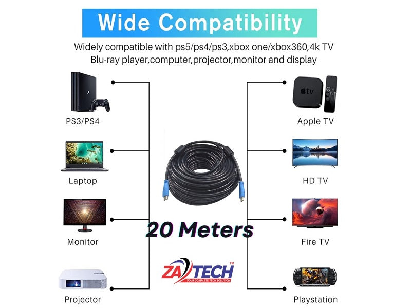 HDMI-4K 20 Mtr Cable
