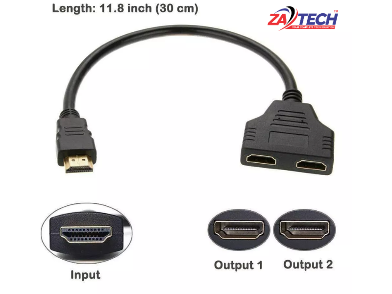 HDMI To 2 Hdmi Female Converter
