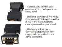 HDMI Input To Vga + Audio Output Convert