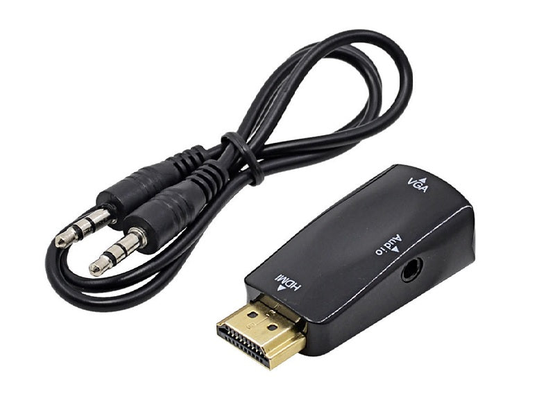 HDMI To Vga Adapter With Audio In Box