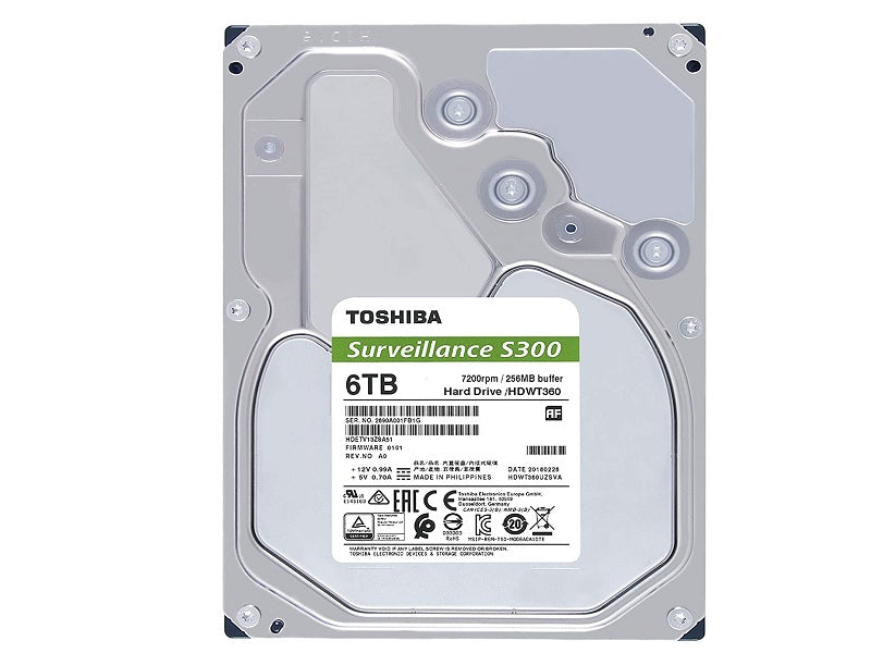 TOSHIBA 6Tb 3.5" Surviellance Drive