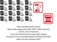 HIKVISION 16-Channel eDVR Kit with 1TB