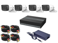 HIKVISION 4Ch 2Mp eDVR 512Gb Bullet Kit