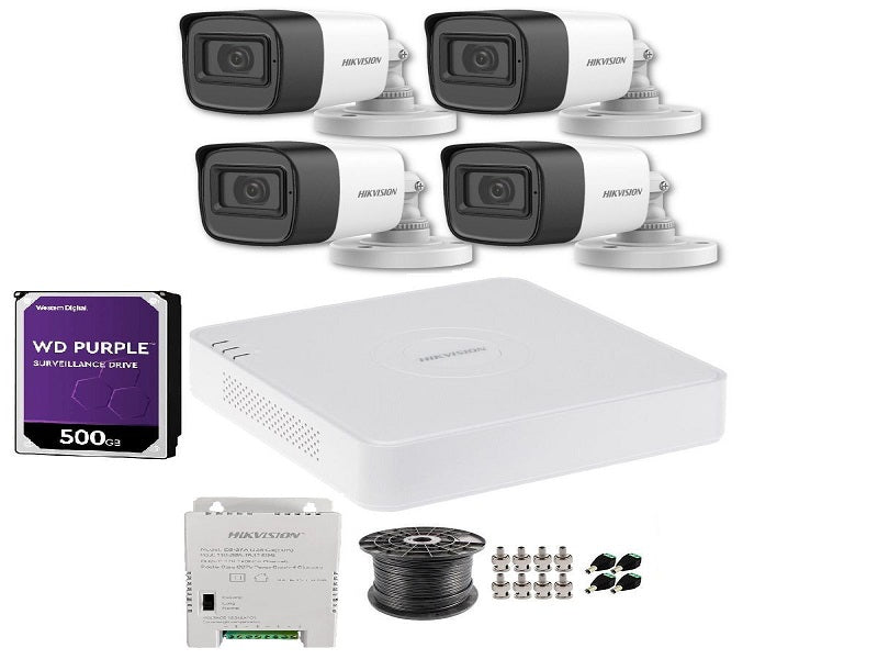 HIKVISION 4 Channel 1080P Complete Kit -