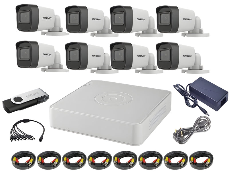 HIKVISION 8 Channel 1080P Diy CCTV Kit