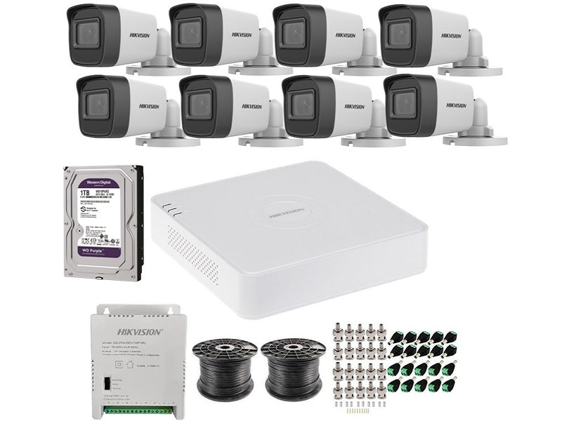 HIKVISION 8 Channel 1080P Complete Kit -