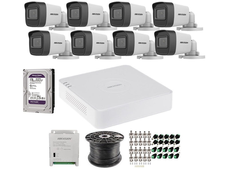 Hikvision 8 Channel 1080P Complete Kit -