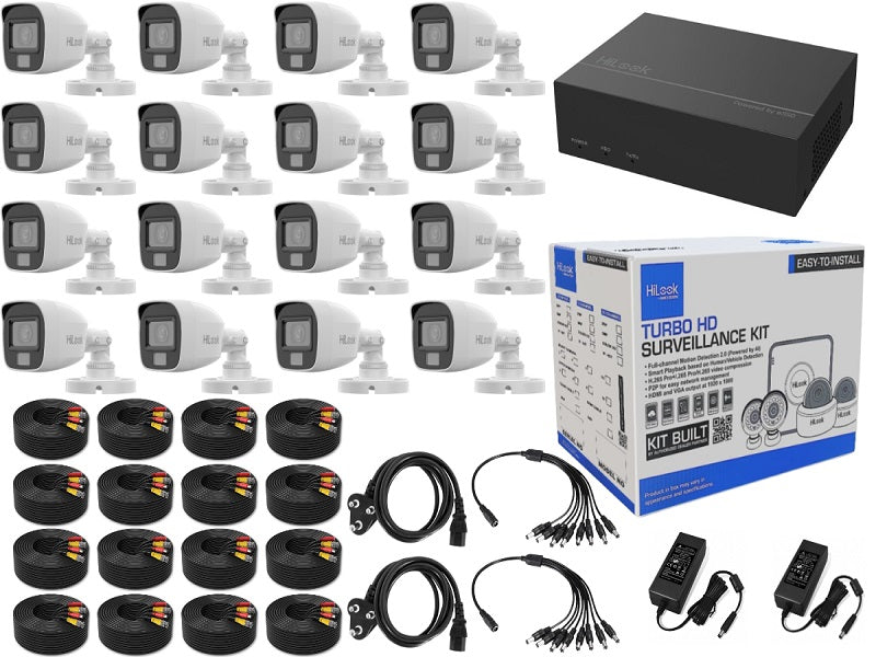 Hilook 16Ch 2MP Bullet CCTV Kit with 1TB