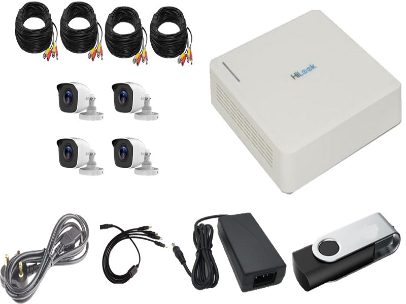 HILOOK 4Ch 2Mp Bullet Camera With 20 Mtr