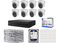 Hilook 8Ch IP Dome Kit + 1TB HDD