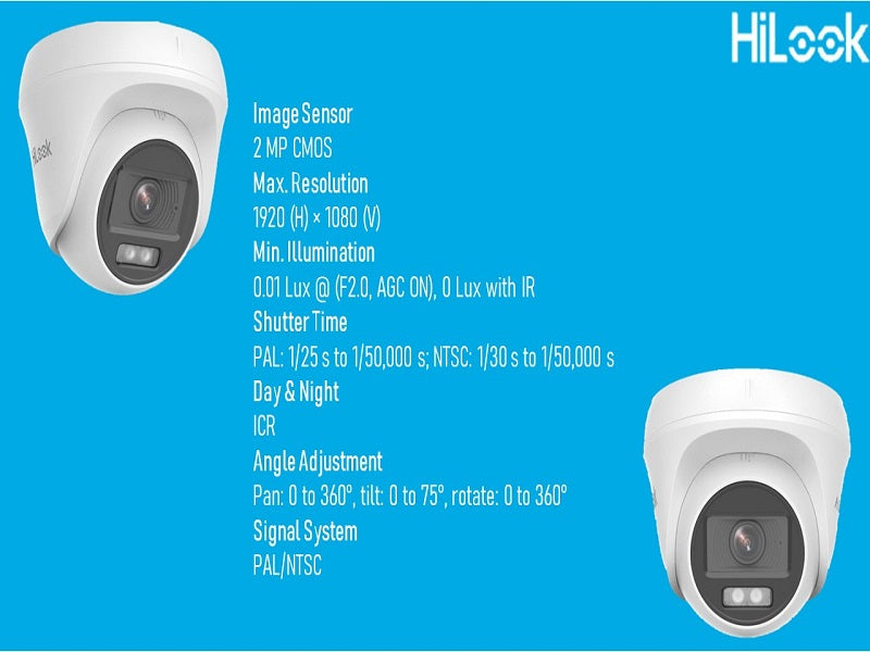 HILOOK 1080P  Dome Camera 2.8Mm