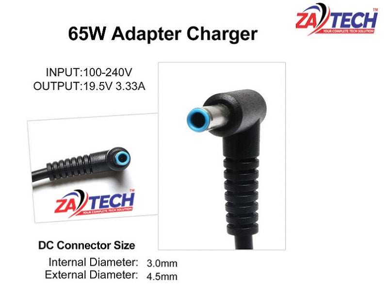 HP Laptop Charg 19.5V-3.33A Dc 4.5*3.0Mm