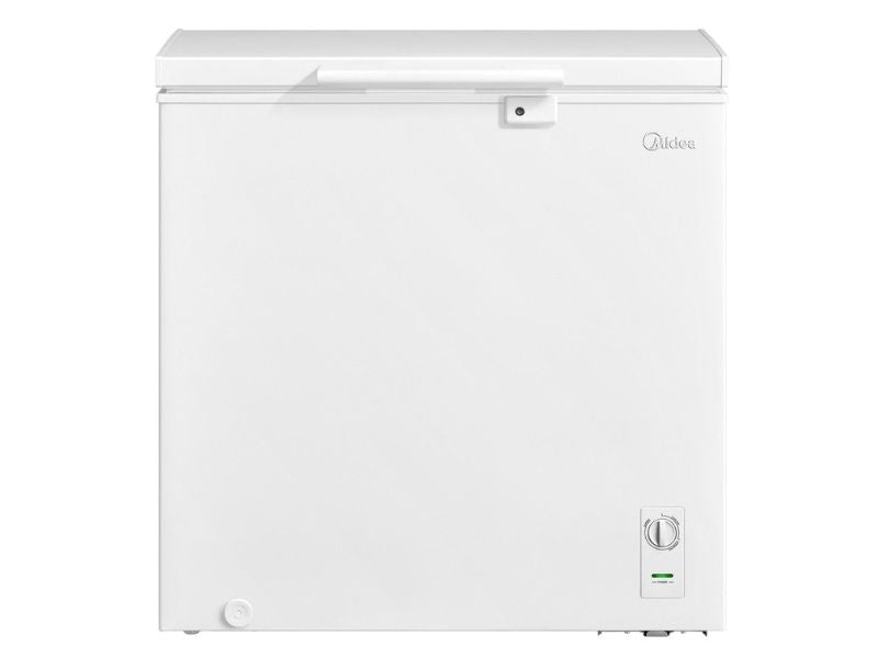 MIDEA 198L Chest Freezer-White-Metal