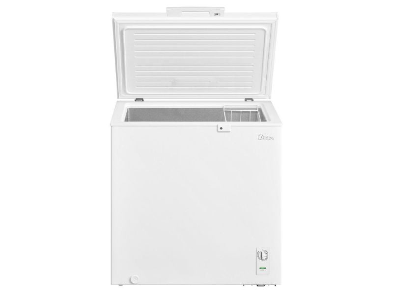 MIDEA 198L Chest Freezer-White-Metal