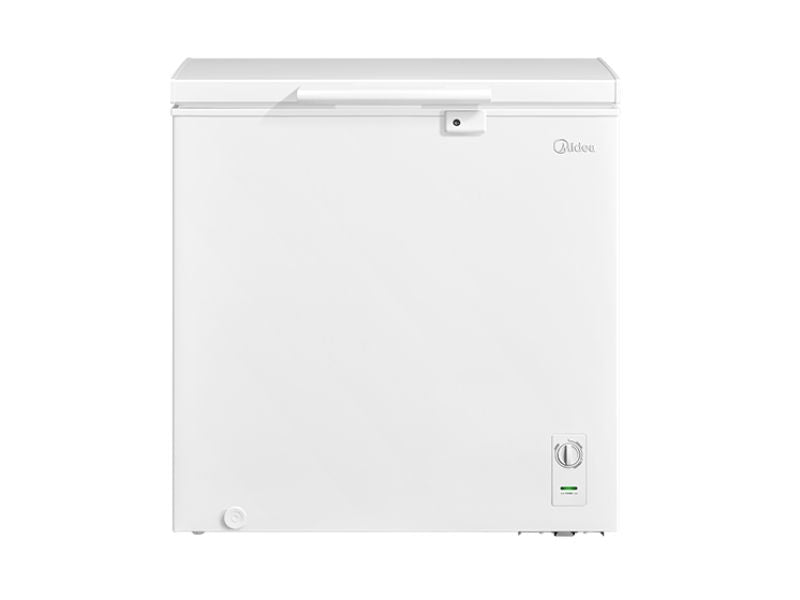 MIDEA 198L Chest Freezer-White-Metal