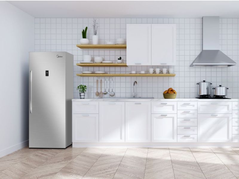 MIDEA 595L Upright Fridge/Freezer