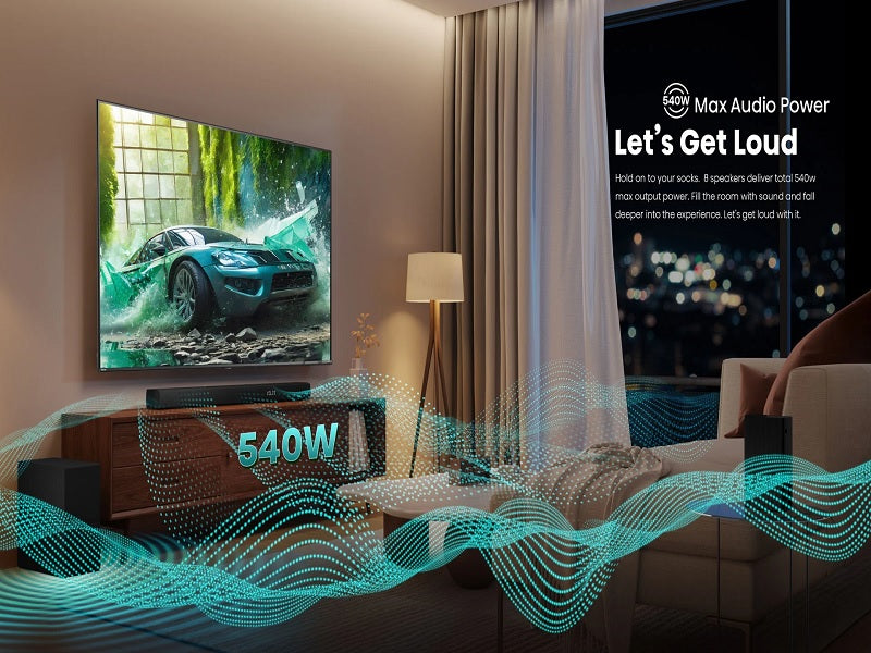Hisense 5.1 Channel 540W Soundbar