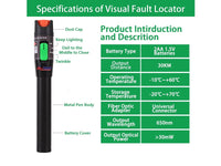 VISUAL Fault Locator 30Mw Redlight Pen