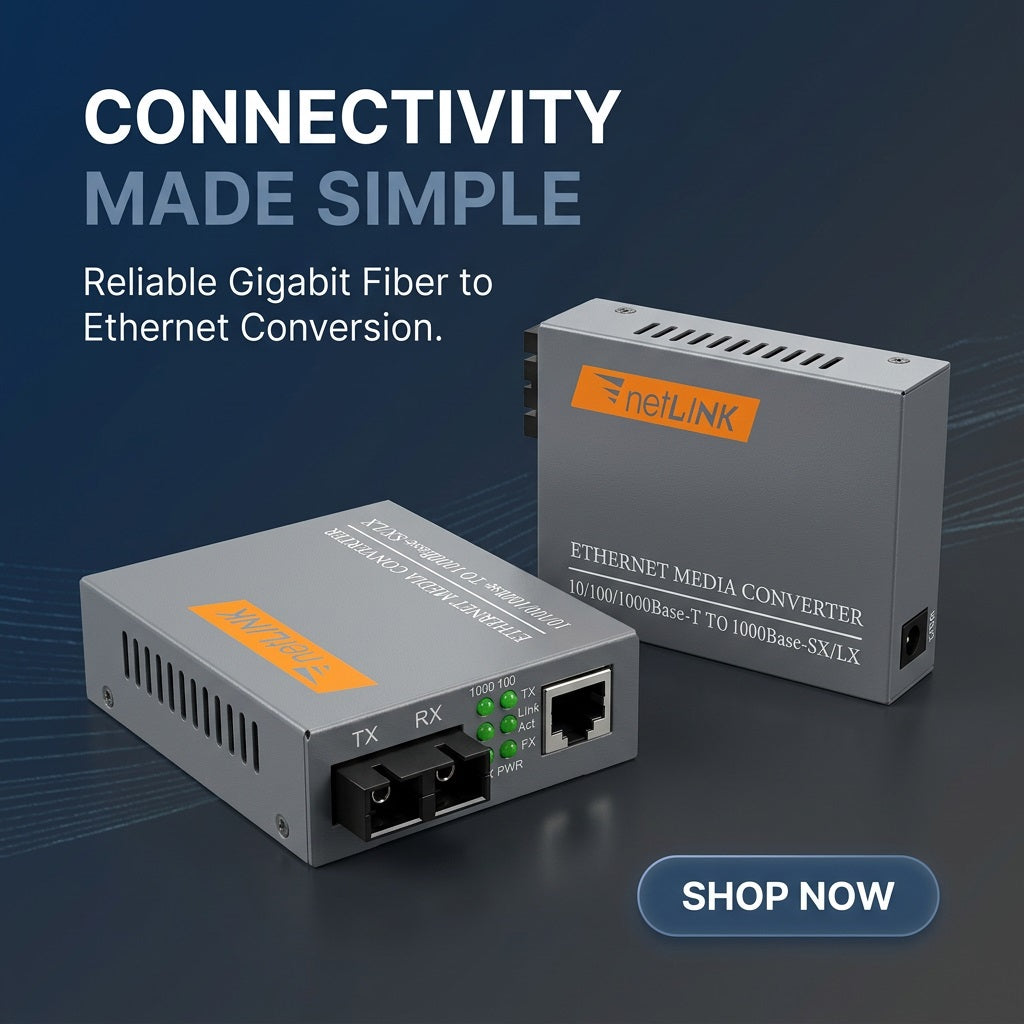NETLINK 80km Ethernet Media Converter – view 4
