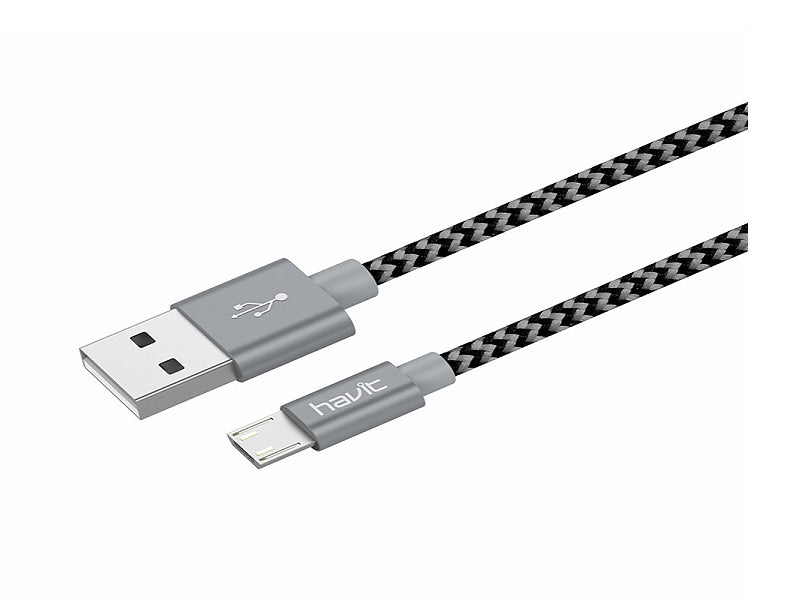 HAVIT Micro Cable 2.1 Amp 1Mtr Metal