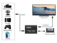 HDMI Video Capture With Loop Out 4K