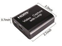 HDMI Video Capture With Loop Out 4K