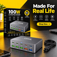 HW-33 100W Multi-Port Fast Charger Stati – view 4