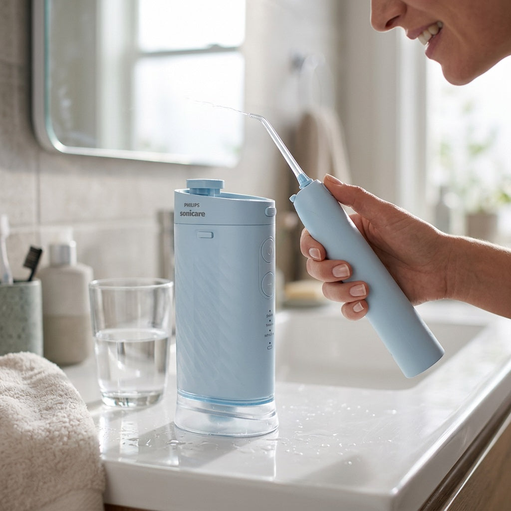 Philips Sonicare Power Flosser 1000 HX3333/24 Cordless Water Flosser - 3 Modes, 200ml Collapsible Tank, IPX7 – view 2