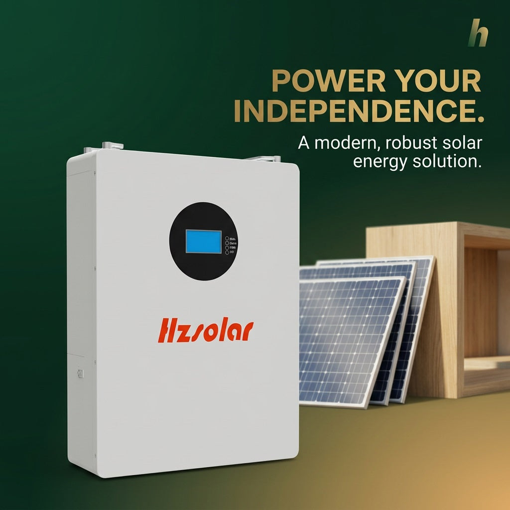 HZSOLAR 25.6V 100Ah 2.56Kwh Lithium
