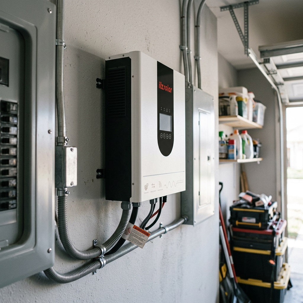 HZ 12kW 48V Hybrid Solar Inverte – view 3