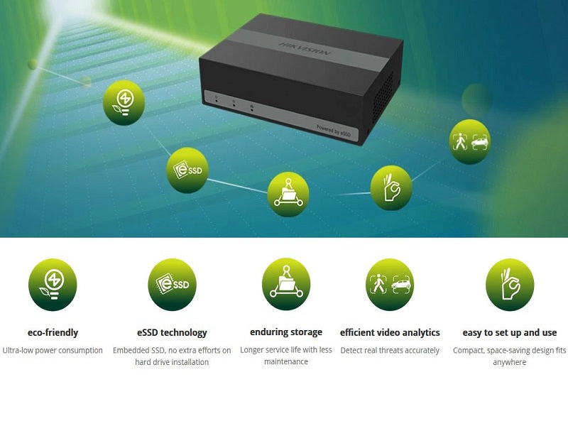 Hikvision 8Ch 5Mp E-Dvr Built In 1Tb Ssd