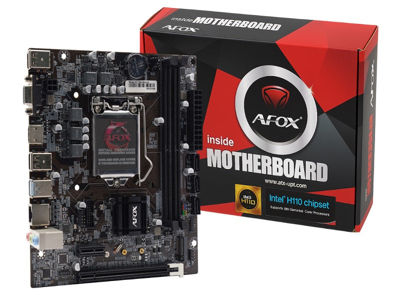 AFOX Mb Intel H110 Lga1151 Ddr4 1000Mbp