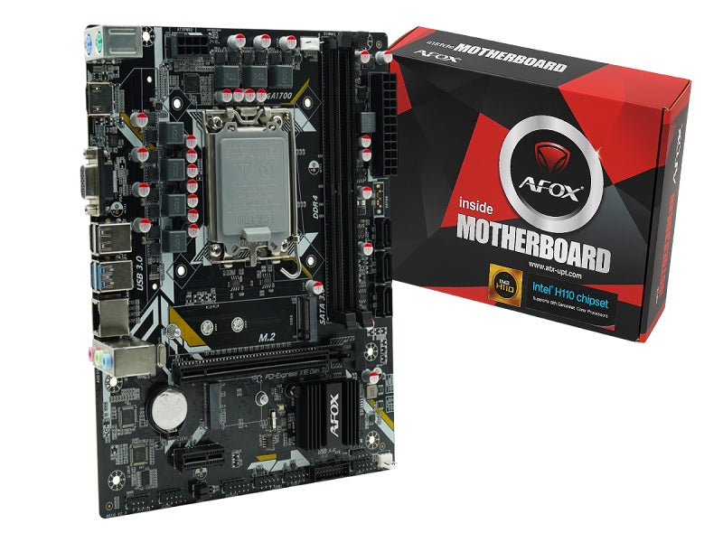 AFOX Mb Intel H610 Lga1700 Ddr4 1000Mbp