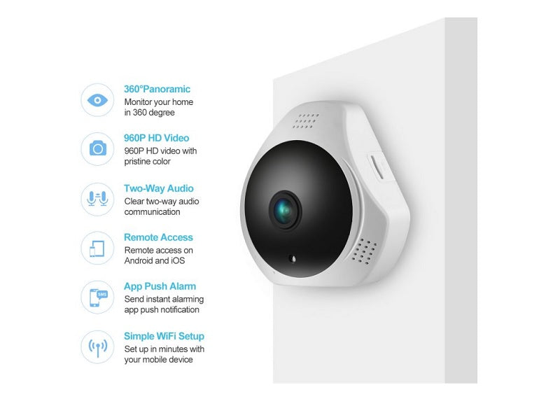 ZAVISION Wifi Camera Panaromic View