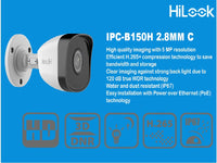 Hilook B150H 5Mp Ip Bullet  Camera 2.8Mm
