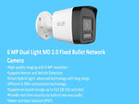 Hilook B160Ha 6Mp Ip Bullet  Camera 4Mm