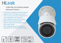 Hilook 4Mp Varifocal Ip Bullet Camera