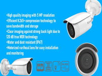 Hilook 5Mp Varifocal Ip Bullet Camera