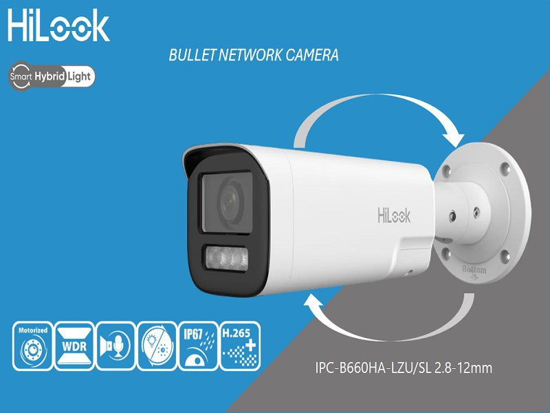 Hilook 6Mp Smart Hybrid  Vf Ip Bullet