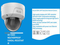 Hilook D121H 1080P Ip Dome Camera 2.8Mm