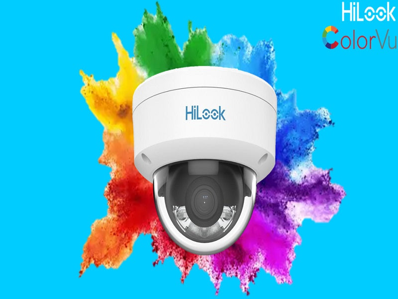 Hilook 4Mp Colorvu Fixed Ip Dome 2.8Mm