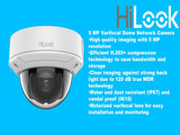 Hilook 5Mp Varifocal Ip Dome Camera