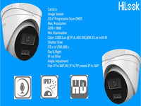 Hilook T260Ha Ip Dome 6Mp Camera 2.8Mm