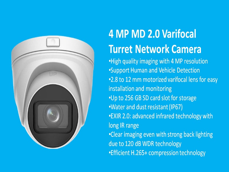 Hilook 4Mp Varifocal Ip Dome Camera
