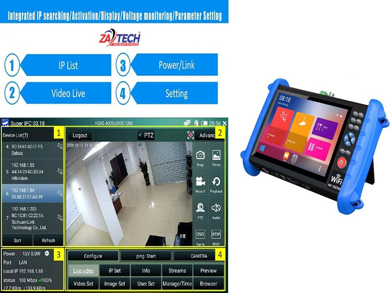 CCTV Ip Camera Tester Ipcxs-Ac1